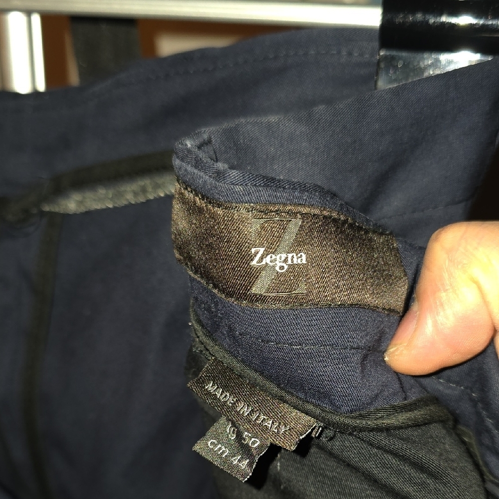 Zegna Navy Trousers